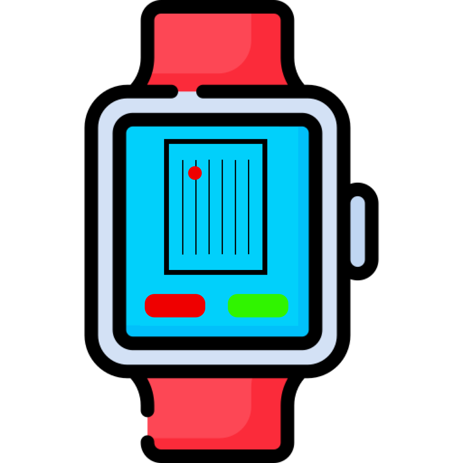 Smartwatch alert for lifeguard